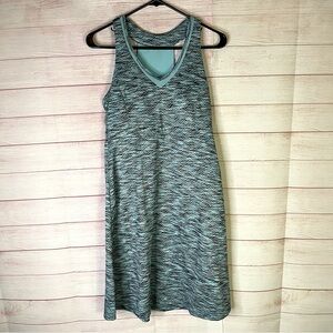 MPG Blue Sleeveless Pullover Padded Bra Razorback‎ Activewear Dress Size Medium
